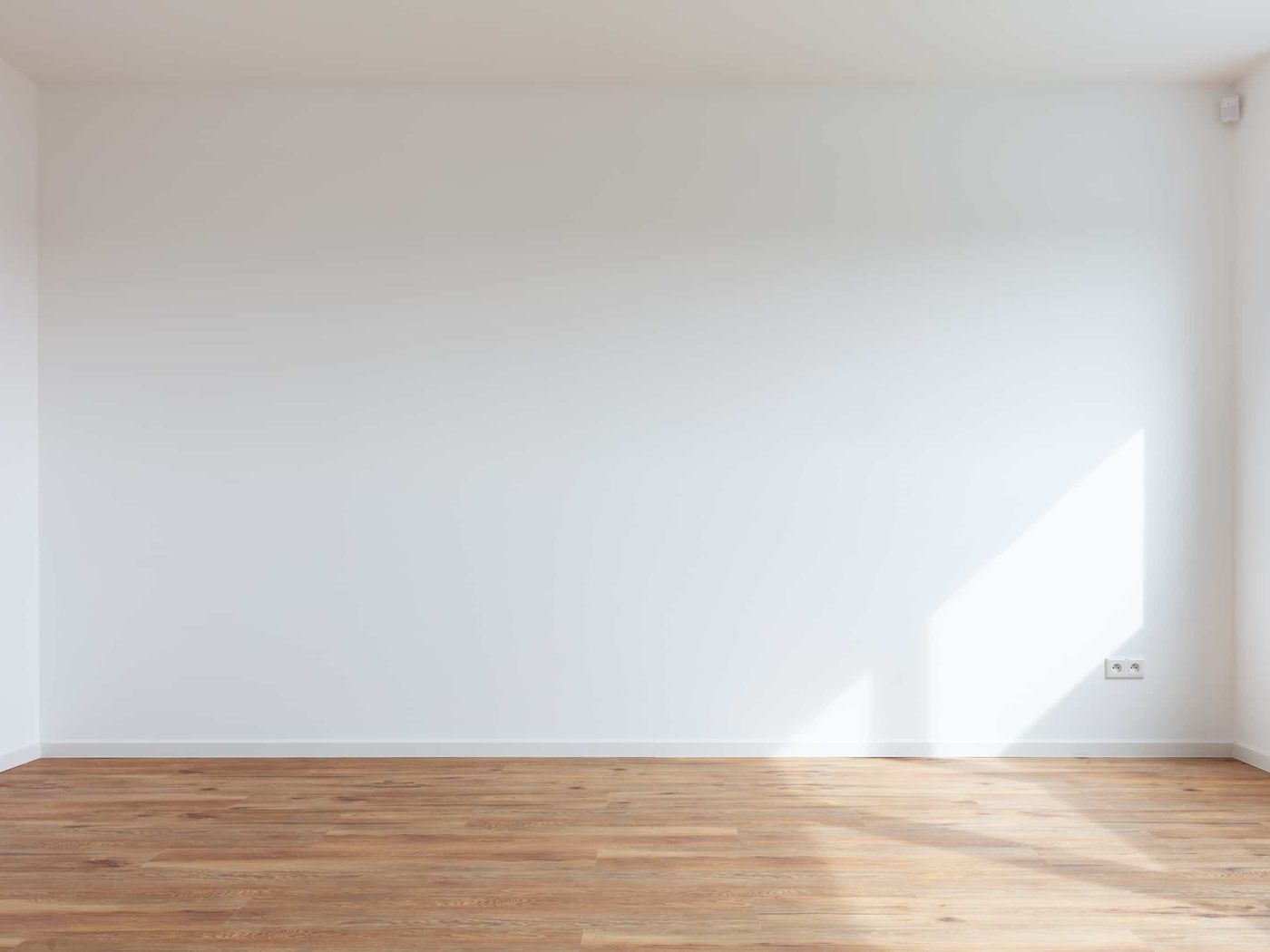 The loft before the scheme, unfurnished