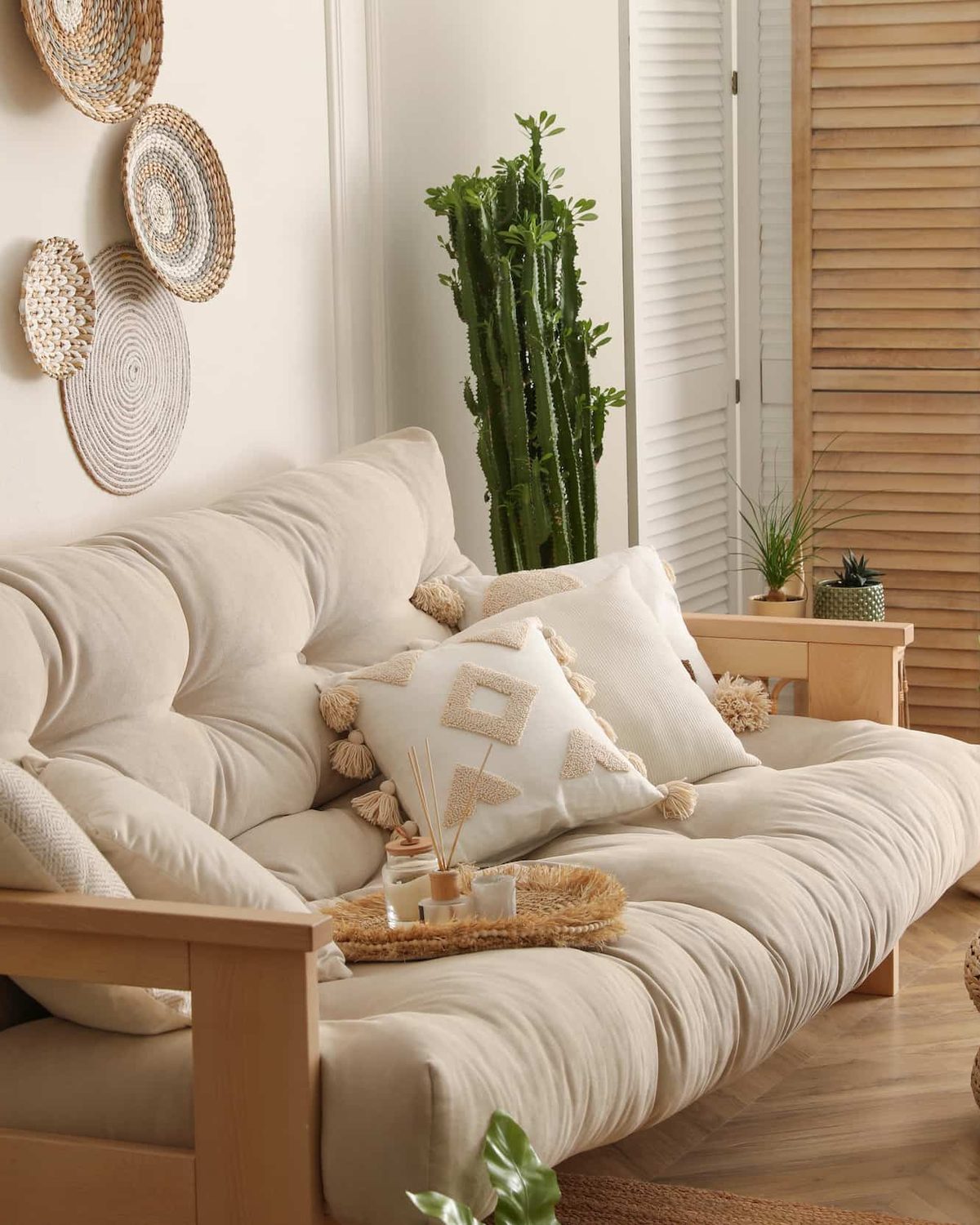 Living room scheme in a Portland loft