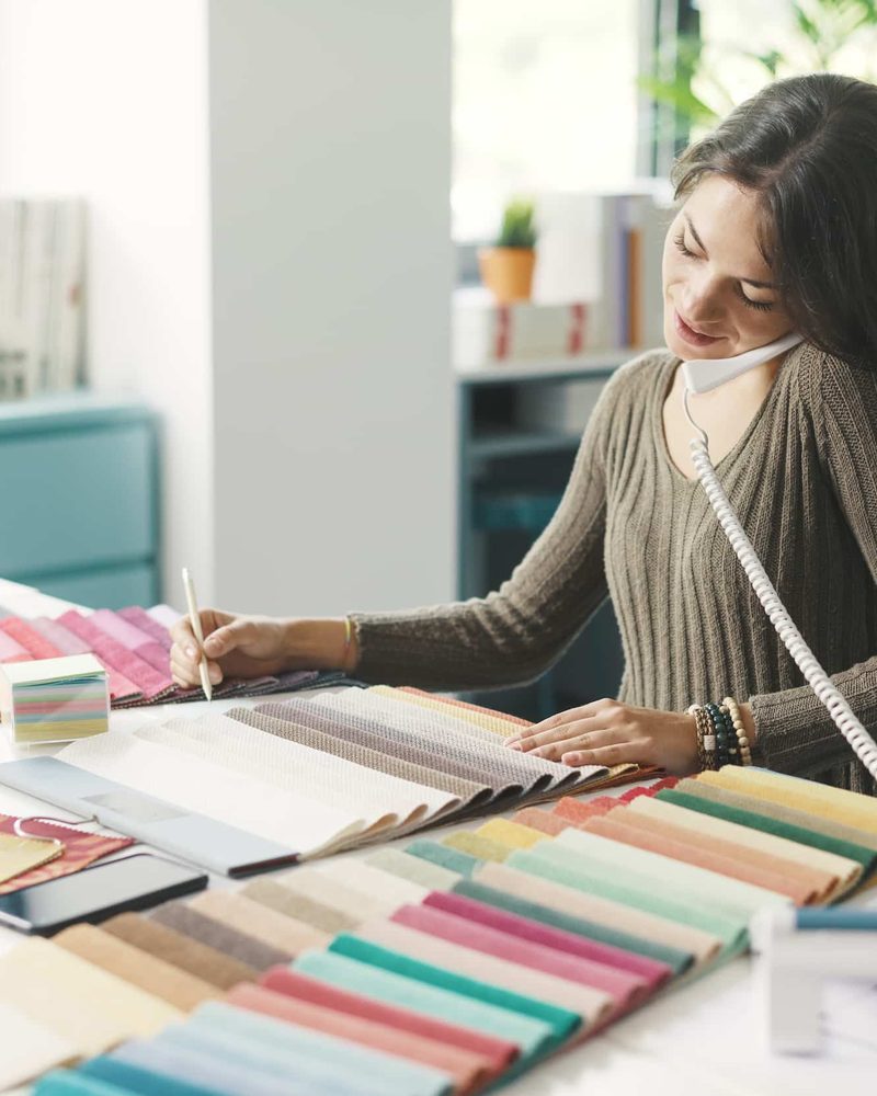 Iris at the sourcing desk
