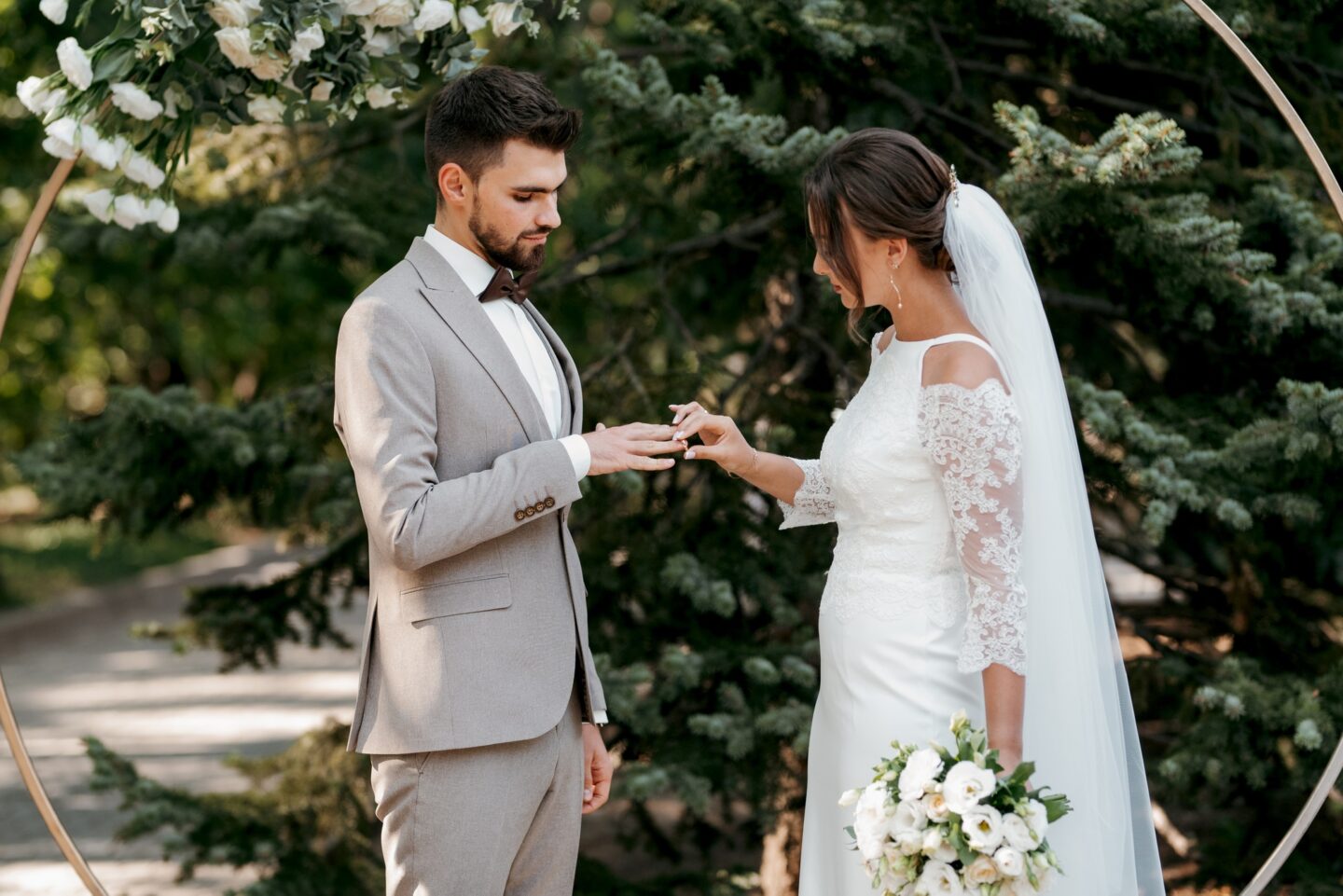 Mike and Tyler ceremony