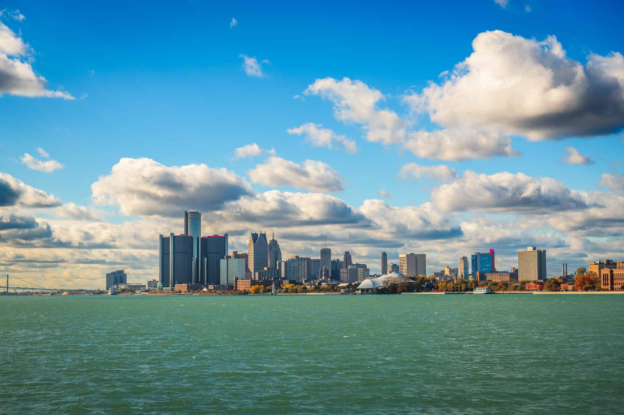 Chicago skyline from Lake Michigan